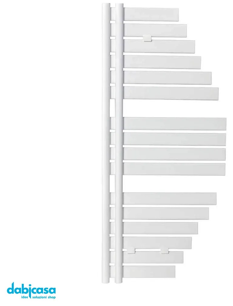 Lazzarini "Spinnaker" Termoarredo Scaldasalviette Bianco Opaco 1460X547 Interasse 50