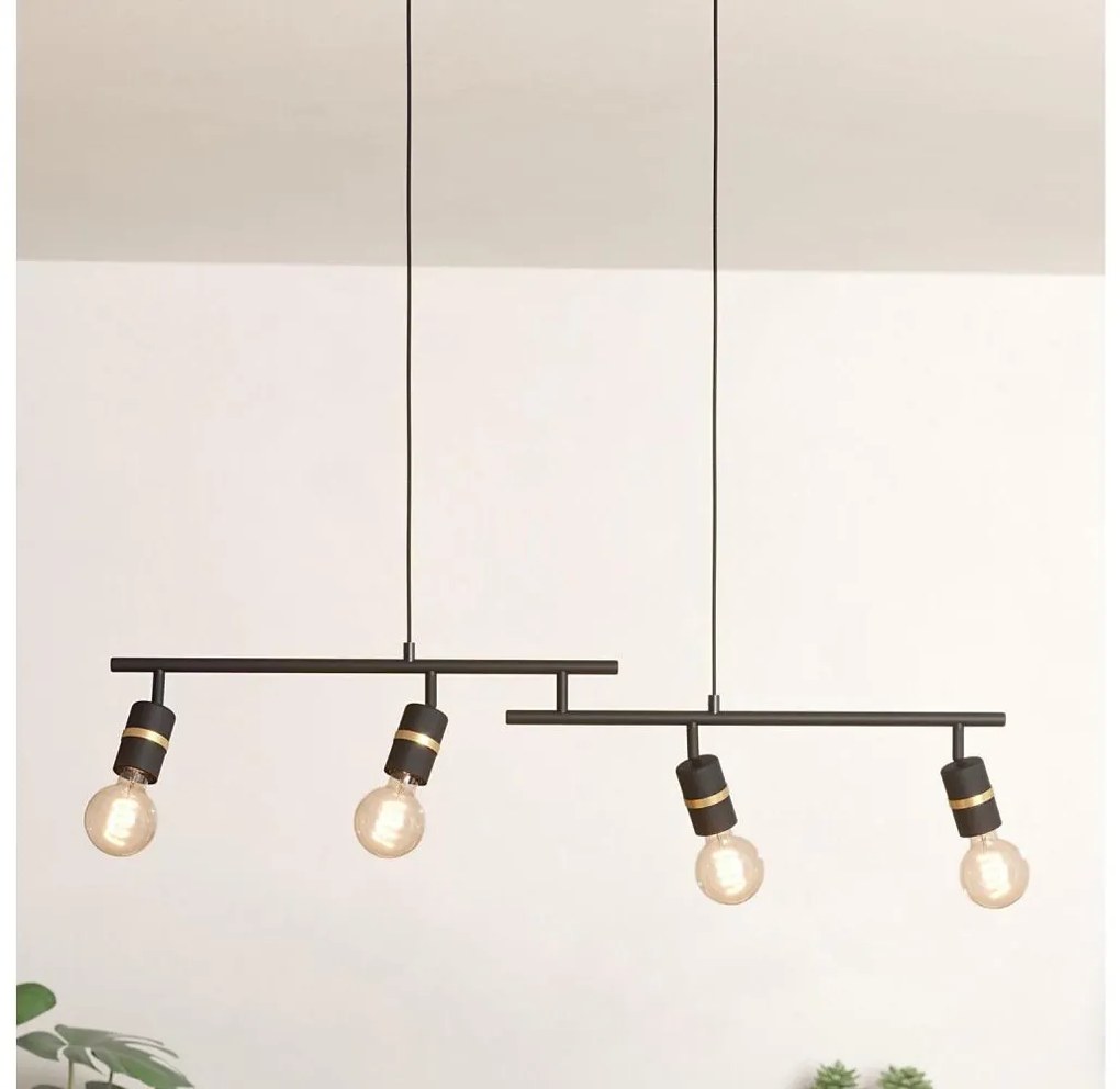 Eglo 900177 - Lampadario a sospensione con filo LURONE 4xE27/10W/230V