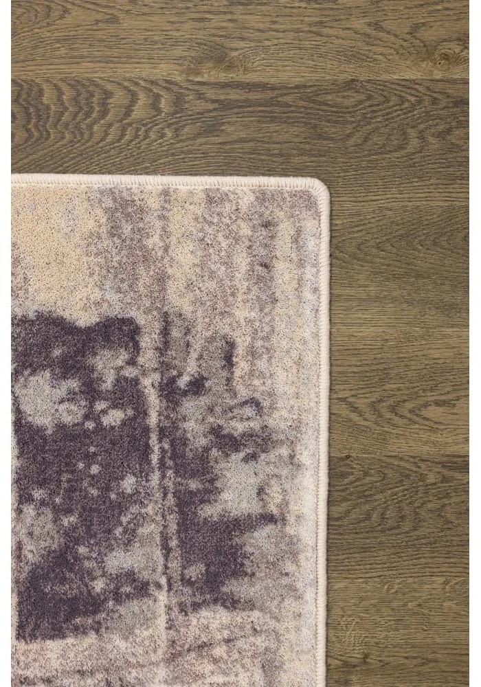 Tappeto in lana grigio crema 200x300 cm Lissey - Agnella