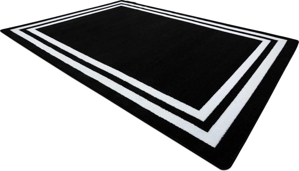 Tappeto HAMPTON Inquadrata nero - PRODOTTO DI SECONDO GRADO