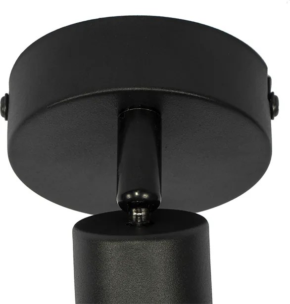 Plafoniera nera orientabile - Hetta