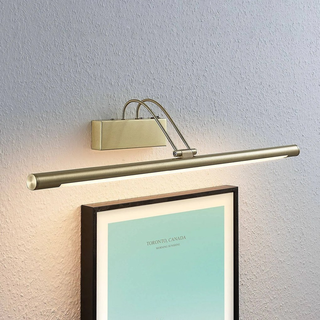 Applique a LED Mailine Lindby, Ottone / Oro, Soggiorno / Sala da pranzo, Metallo, Moderno, Applique a LED