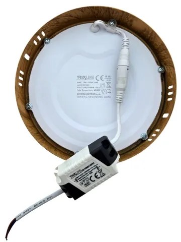 Plafoniera LED RING LED/12W/230V 4200K diametro 16 cm marrone