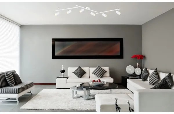 Globo 57910-6W - Faretto ROBBY 6xGU10/35W/230V bianco