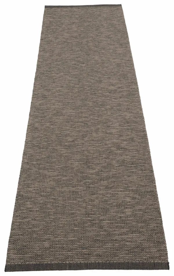 Passatoia da interno/esterno marrone scuro 70x300 cm Sam Black Walnut – Pappelina