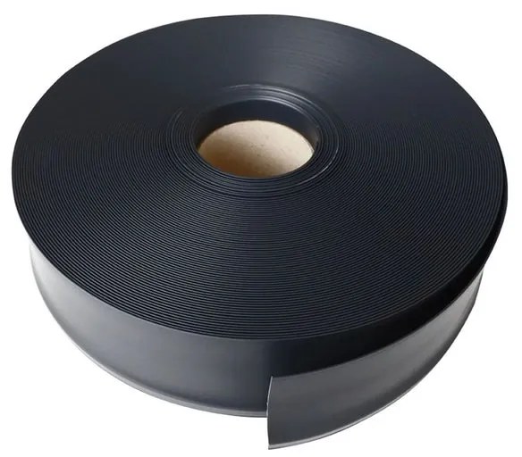 Battiscopa in rotolo TRAFIL in pvc nero Sp 1.8 mm x H 7.5 x L 5000 cm / 50 m