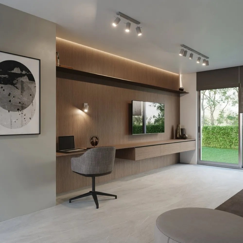 Plafoniera da soffitto in Acciaio 3xGU10 RING 3 Orientabile Grigia Colore del corpo Grigio