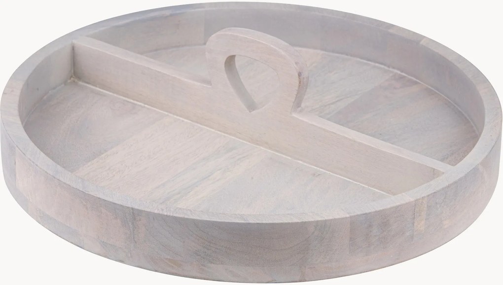 Vassoio da portata in legno di mango fatto a mano Hampton
