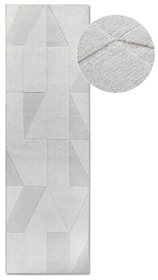 Passatoia color crema in lana intrecciata a mano 80x250 cm Ursule - Villeroy&amp;Boch