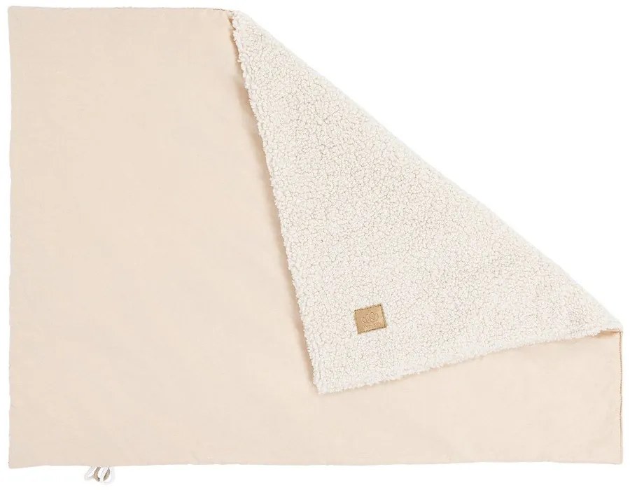 Coperta per bambini color crema in sherpa 100x77 cm – Meowbaby