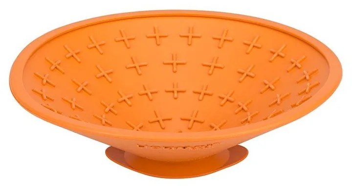 Leccapiedi per il bagno Splash Orange - LickiMat