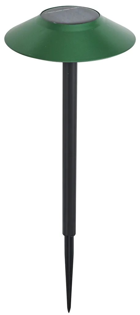 Set di 4 Fari a Picchetto Verdi con LED Solari IP44 - Mushroom