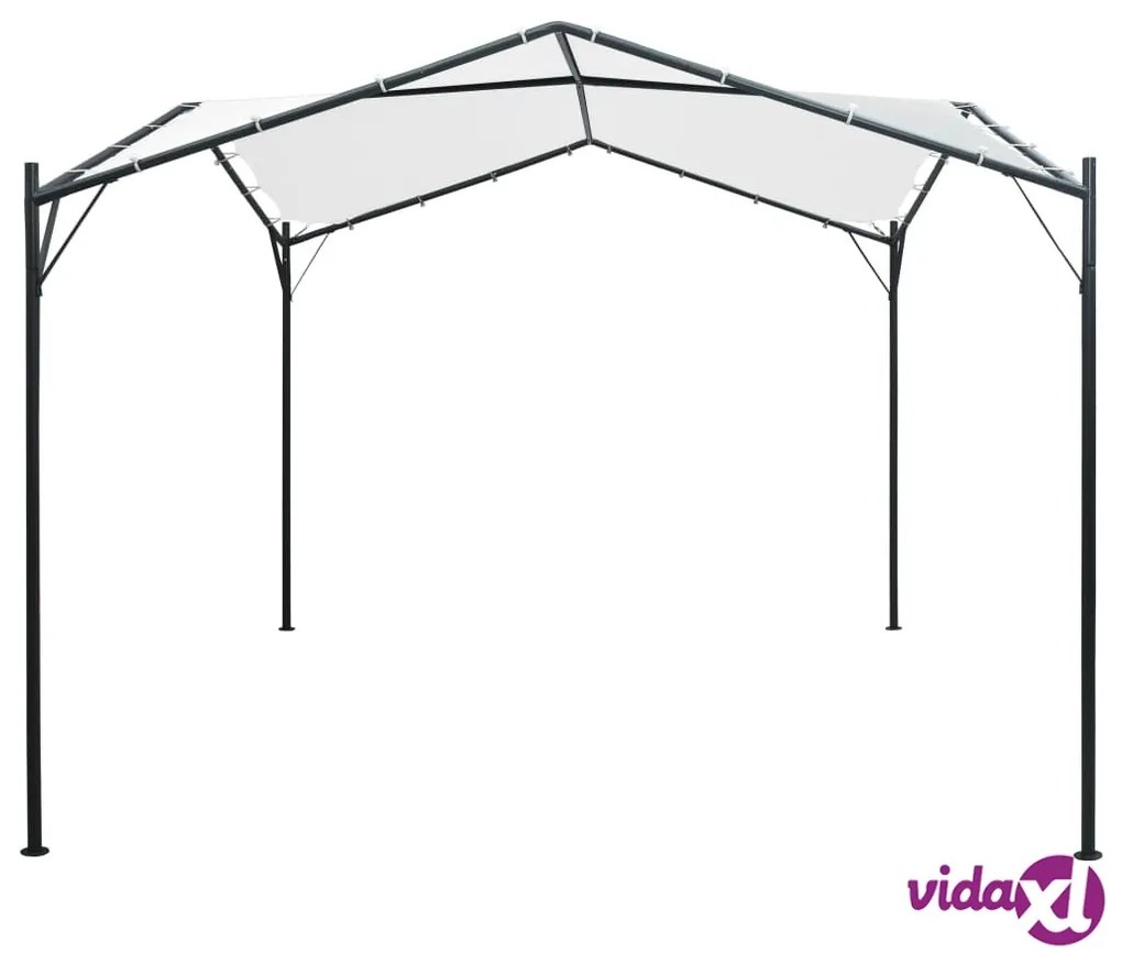 vidaXL Gazebo da Giardino 3x3x2,6 m Bianco 180 g/m²