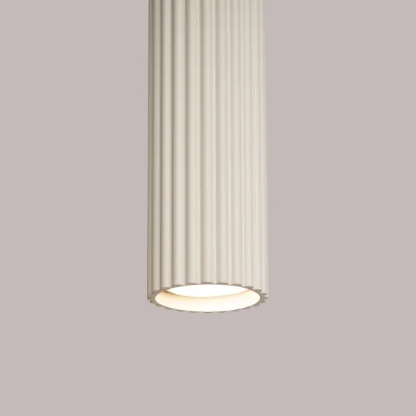 Sollux SL.1594 - Lampadario a sospensione con filo KARBON 3xGU10/10W/230V color crema