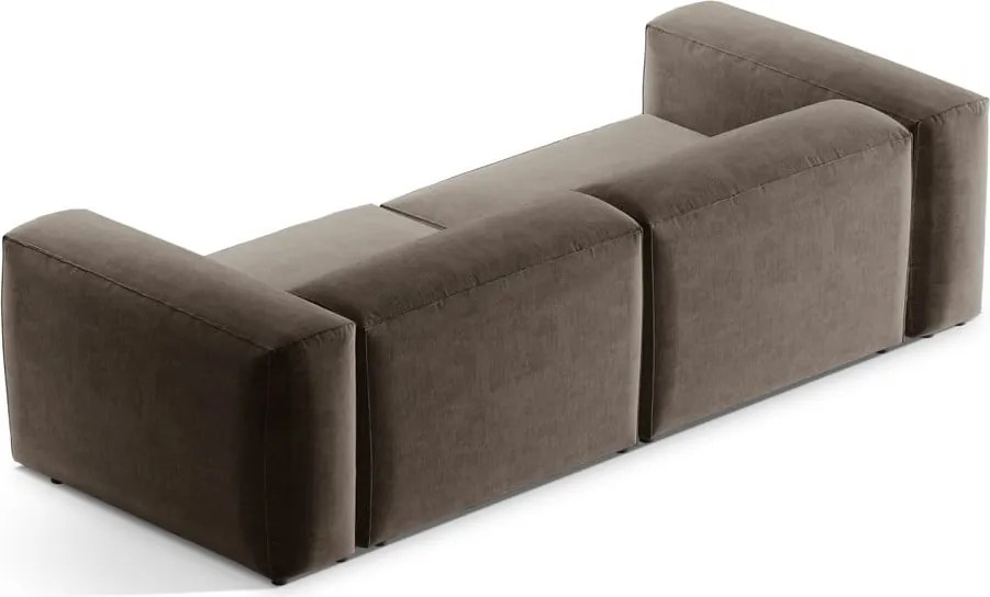 Divano marrone 264 cm Bergamo – Cosmopolitan Design