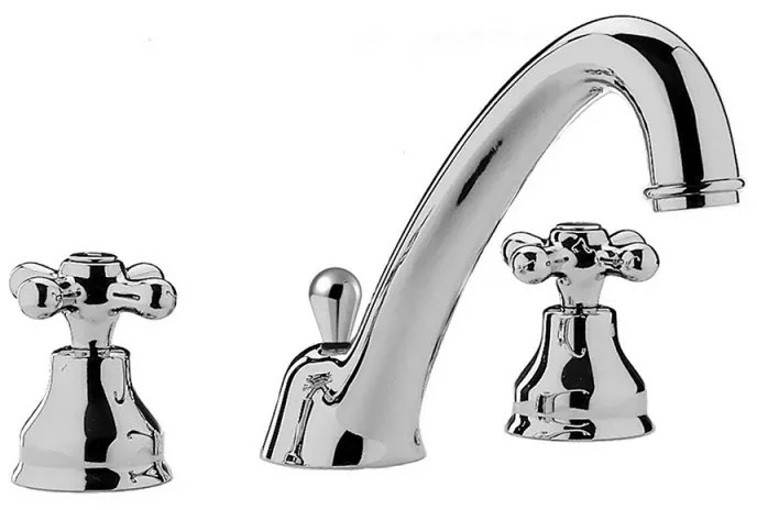 Set miscelatori Paffoni Iris lavabo canna alta bidet e vasca con scarico incluso