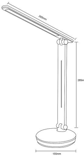 Zuma Line SM-606 LED RGB lampada da tavolo dimmerabile LED/5W/230V 3000-6000K ne