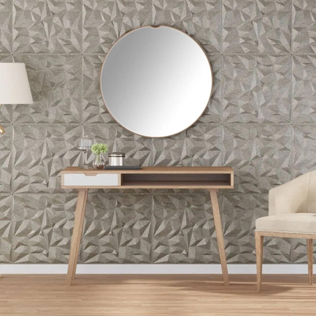 Pannelli Murali 12 Pz Beton 50x50 Cm Xps 3 M² Ametista /