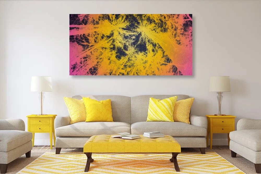 Quadro su tela – Tramonto nella foresta tropicale