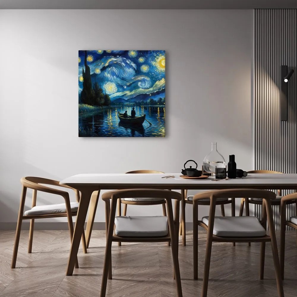 Quadro su tela – Notte magica sull’acqua
