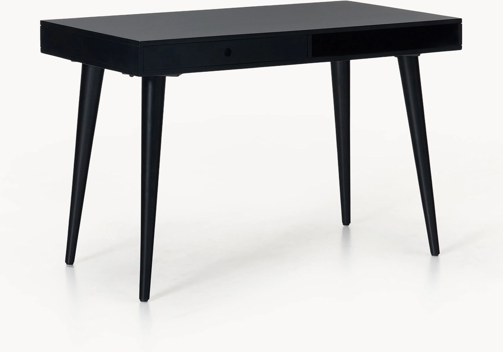 Scrivania in legno massiccio con cassetto Tova