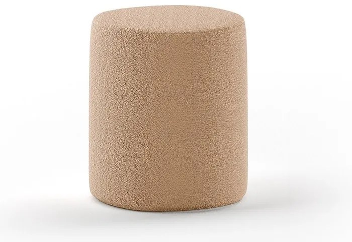 Pouf per bambini marrone con rivestimento in bouclé Forrest – Vipack