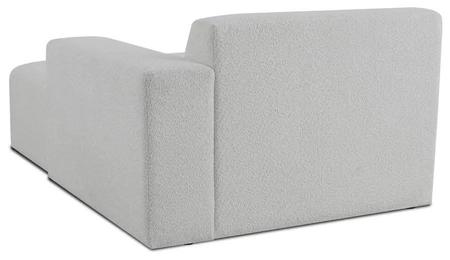 Modulo divano in bouclé bianco (angolo destro) Roxy - Scandic