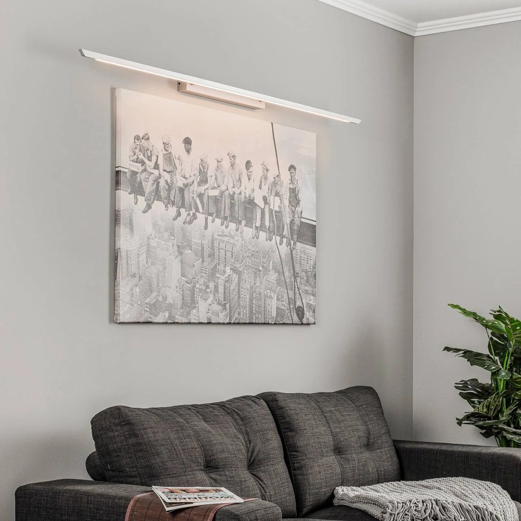 Lampada LED per quadri Quitani Niara CCT alluminio anodizzato naturale