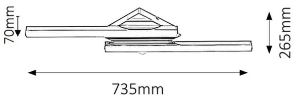 Rabalux 5895 - LED Applique da bagno ANTONIA 2xLED/12W