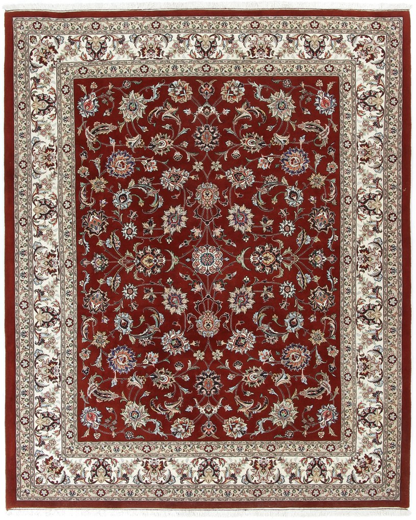 Mashad Tappeto 270x220 (Iran) Annodato A Mano
