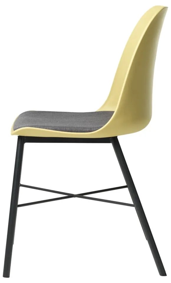 Sedia da pranzo gialla Whistler - Unique Furniture