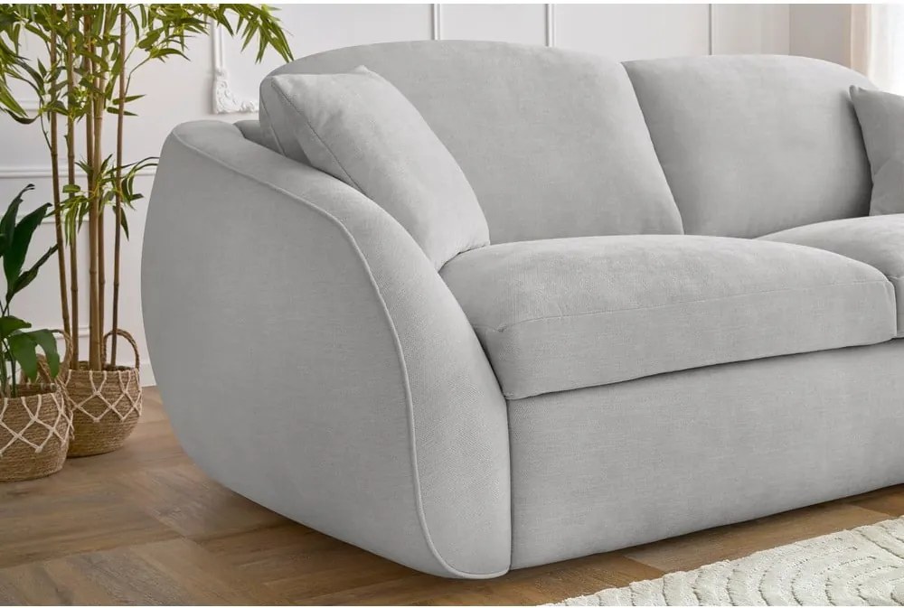 Divano in grigio chiaro allungabile 235 cm Cezanne – Bobochic Paris