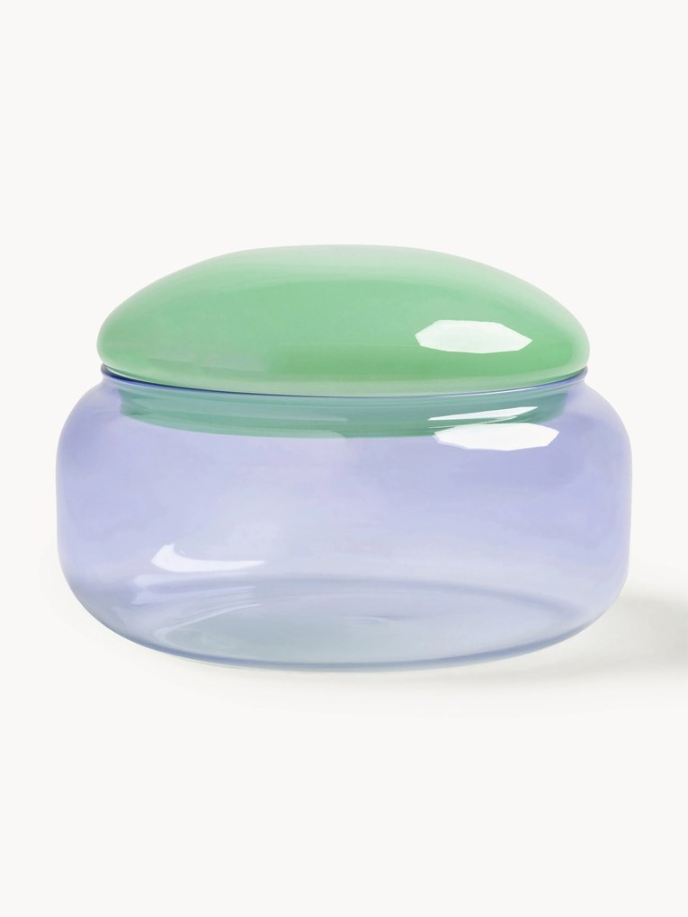 Contenitore in vetro borosilicato fatto a mano Puffy