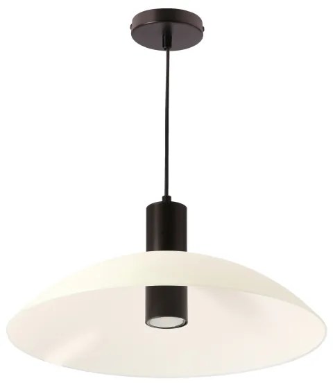 Lampada a sospensione TEDIN 1xGU10/15W/230V bianco/nero