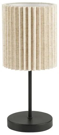 Brilagi - Lampada da tavolo NORDIC WAVE 1xE27/15W/230V lino/nero