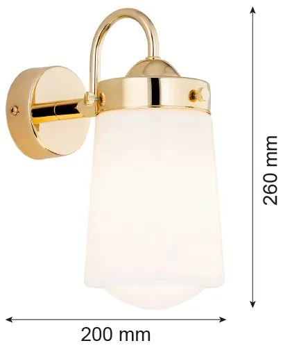 Argon 4717 - Applique da bagno PASADENA 1xE27/15W/230V IP44