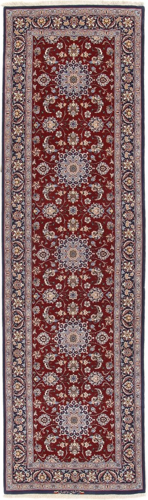Isfahan Tappeto persiano 270 x 80 (Iran) Annodato A Mano
