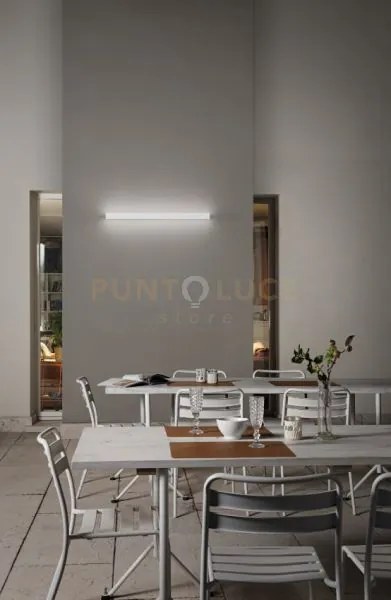 Simba applique led doppia emissione  l.100cm ip54 bianco 4000k 1100...