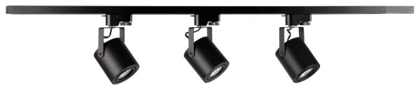 Faretto per sistema a binario MINOR 3xGU10/10W/230V + 1 m rotaia sistema