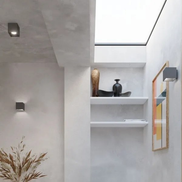 Sollux SL.0567 - Faretto QUAD 1 1xGU10/10W/230V antracite