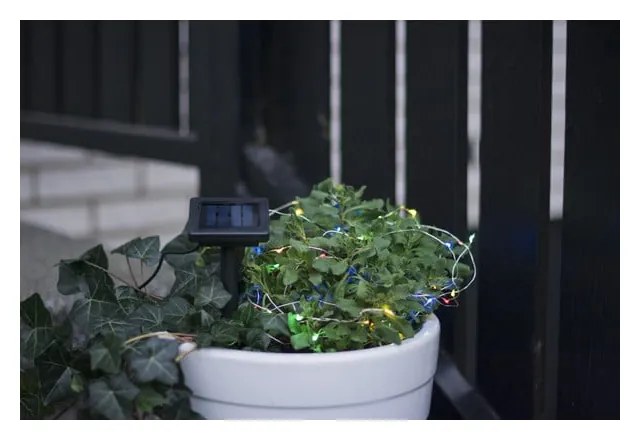 Catena LED solare per esterni con LED colorati, lunghezza 5 m Dew Drop - Star Trading