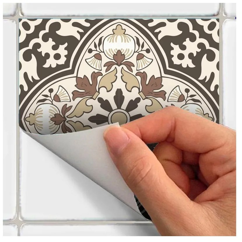 Set di 9 adesivi murali decorativi , 20 x 20 cm Ancône - Ambiance