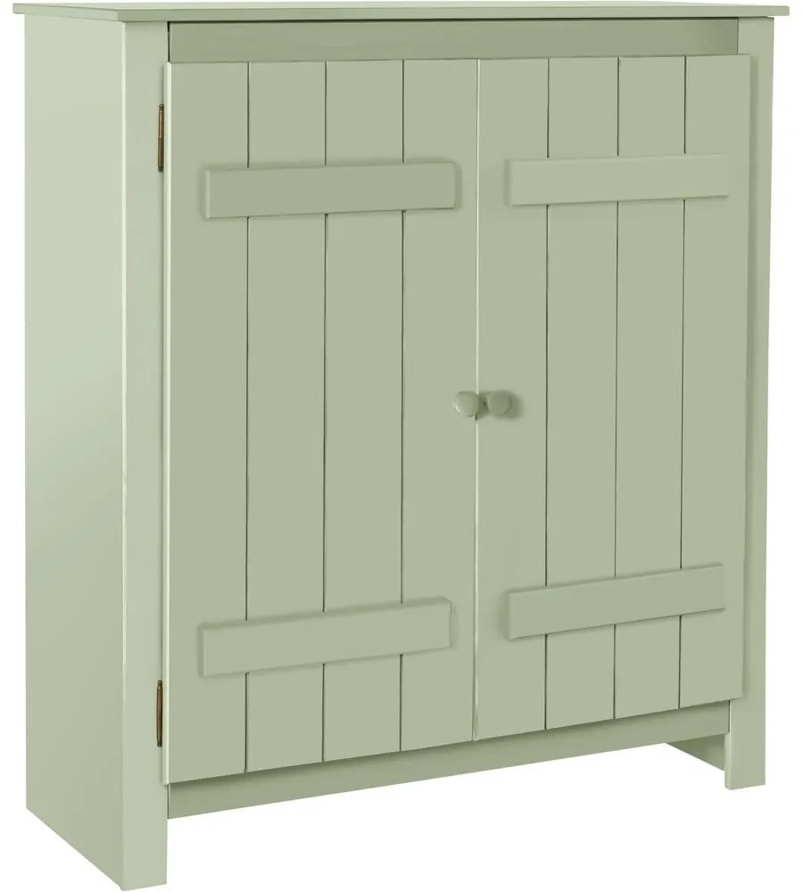 Madia in legno di pino verde chiaro 100x110 cm Bertram - Støraa