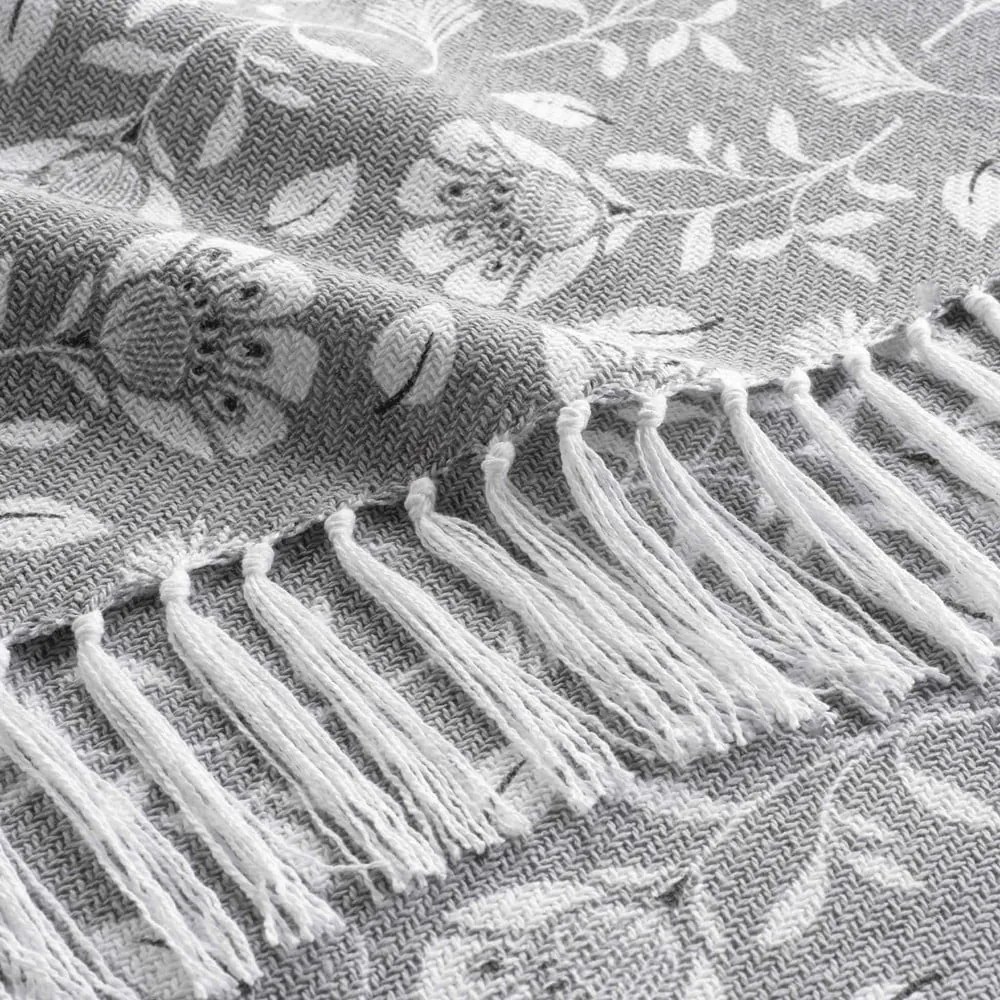 Coperta grigia 125x150 cm Flavie – douceur d'intérieur