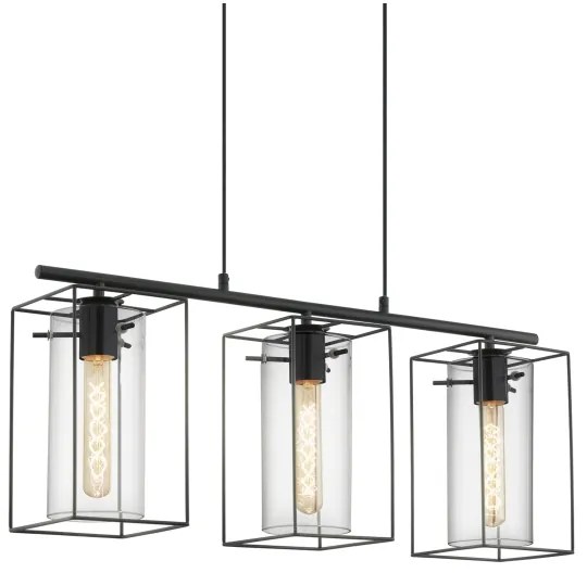 Eglo 49496 - Lampadario LONCINO 3xE27/60W/230V