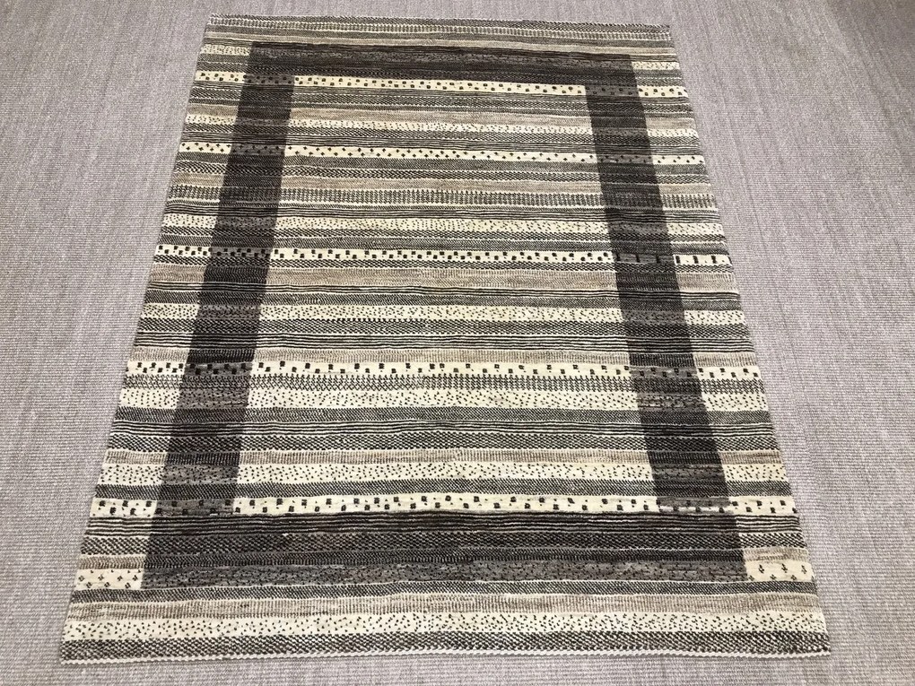 Gabbeh Tappeto 160 x 200 Beige (Iran) Annodato A Mano
