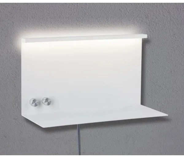 Paulmann 78919 - LED/4,5W Lampada dimmerabile con mensola e USB + LED/1,6W 230V