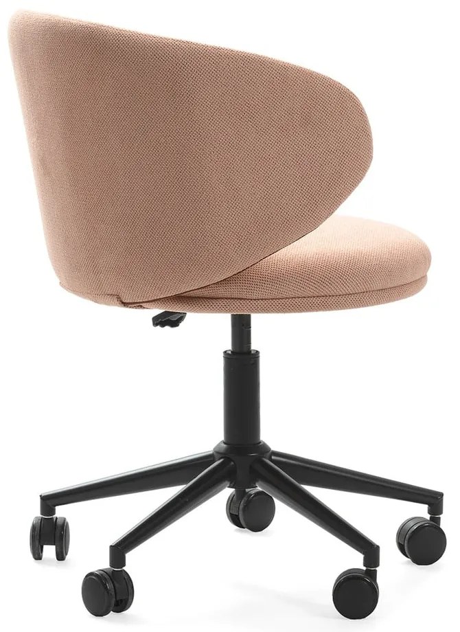 Sedia da ufficio in rosa chiaro Rush – Marckeric