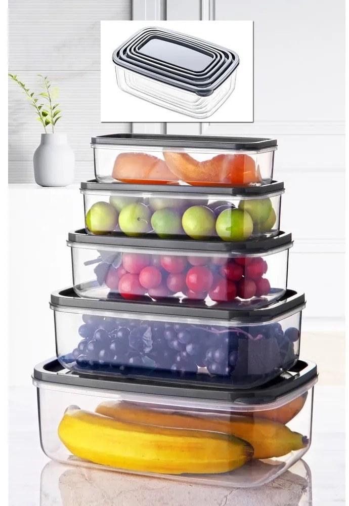 Set di 5 organizer per alimenti - Hermia