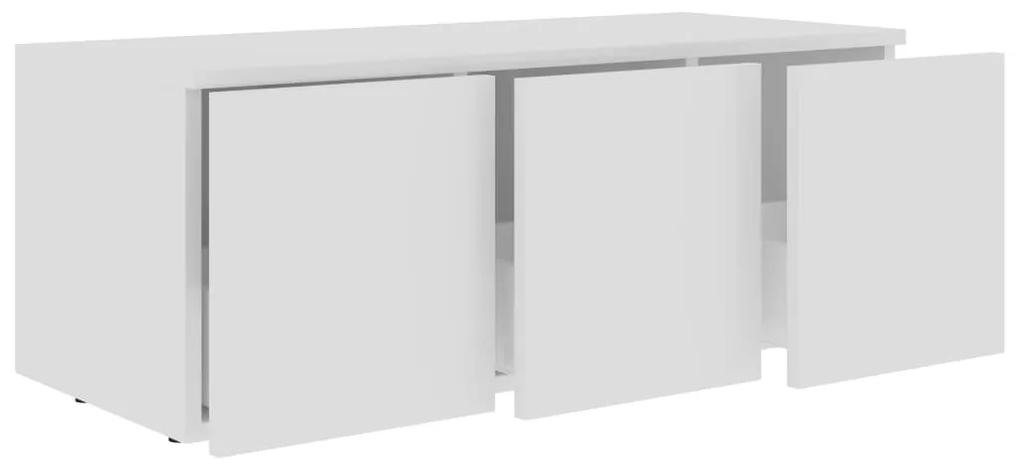 Mobile Porta TV Bianco 80x34x30 cm in Legno Multistrato
